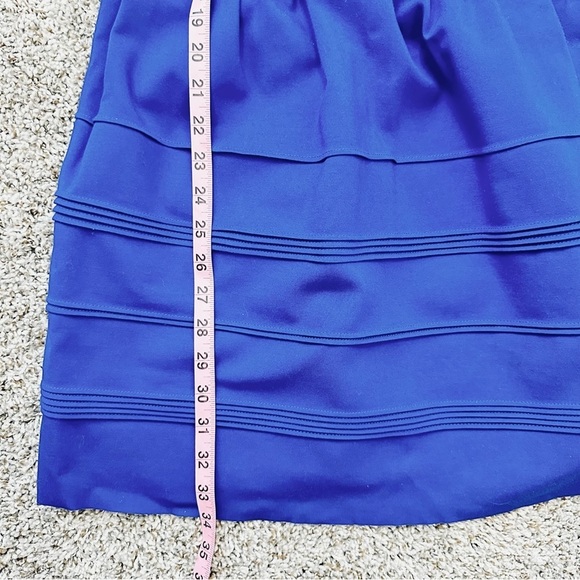 Madewell Silhouette Ponte Sleeveless Mini Dress M Cobalt Blue - Picture 9 of 12